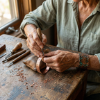 Olivia’s Bloom Engraved Copper Cuff