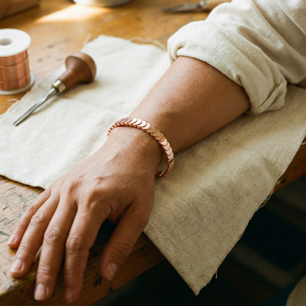 Olivia’s Scale Copper Cuff