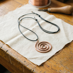 Olivia’s Mesa Spiral Pendant Copper Necklace