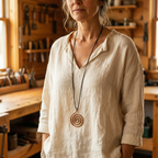 Olivia’s Mesa Spiral Pendant Copper Necklace