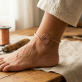 Olivia’s Coil Spiral Copper Anklet
