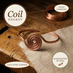Olivia’s Coil Spiral Copper Anklet