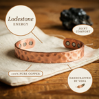 Olivia’s Lodestone Slim Magnetic Copper Cuff