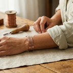 Olivia’s Drift Gothic Lettering Copper Cuff