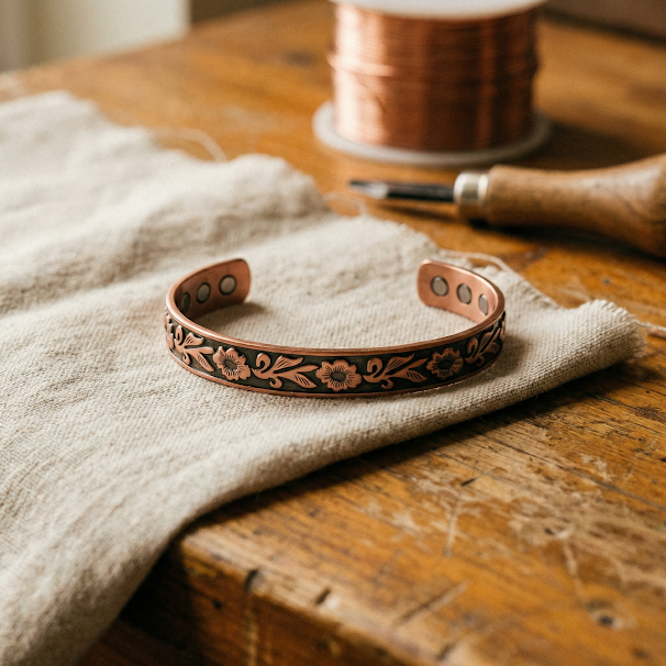 Olivia’s Vine Magnetic Copper Cuff