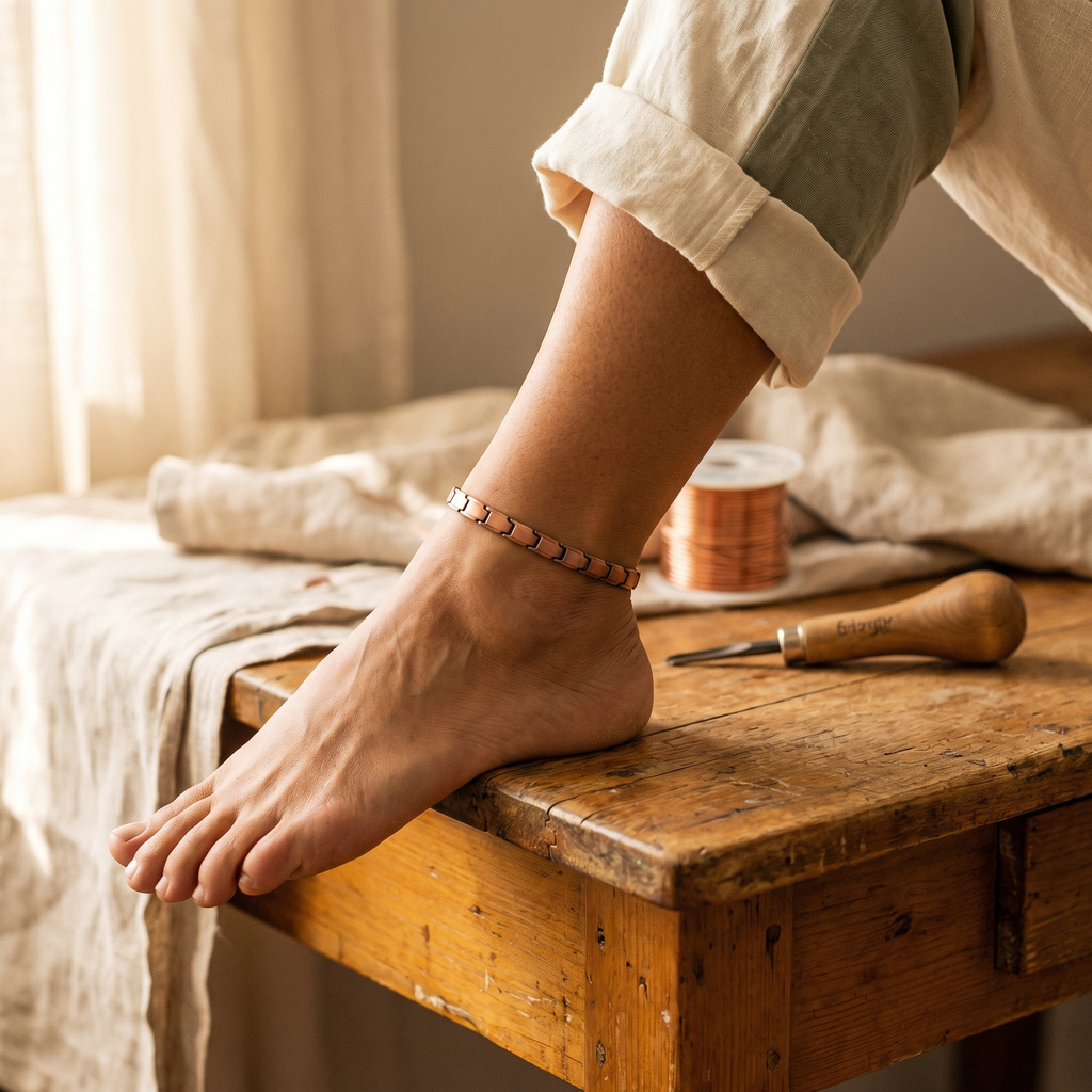 Olivia’s Shore Copper Anklet