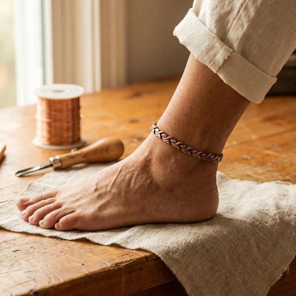 Olivia’s Dune Magnetic Copper Anklet
