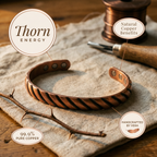 Olivia’s Thorn Ridge Magnetic Copper Cuff