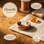 Olivia’s Hearth Wide Magnetic Copper Ring