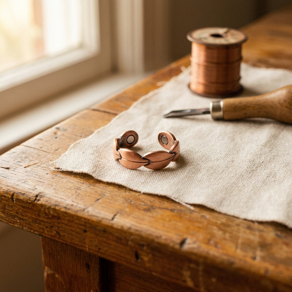 Olivia’s Bind Two-Strand Copper Ring