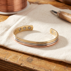 Olivia’s Fell Tri-Tone Grooved Cuff