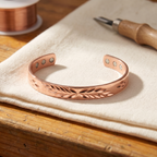 Olivia’s Lunar Leaf Cut-Out Copper Cuff