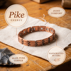 Olivia’s Pike Rope-Edge Men's Copper Bracelet