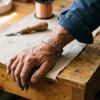 Olivia’s Gale Dotted Men's Copper Bracelet