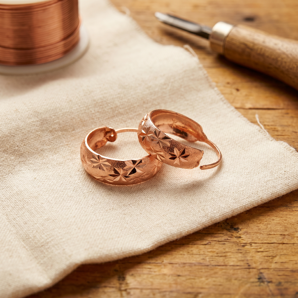 Olivia’s Dew Star Copper Earrings