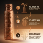 Olivia’s Hammered Copper Water Bottle