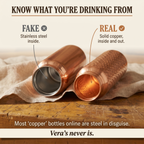Olivia’s Hammered Copper Water Bottle