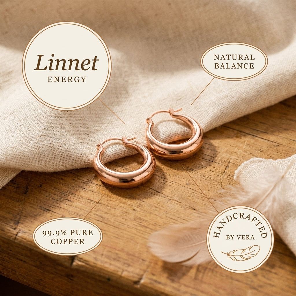 Olivia’s Linnet Copper Hoop Earrings