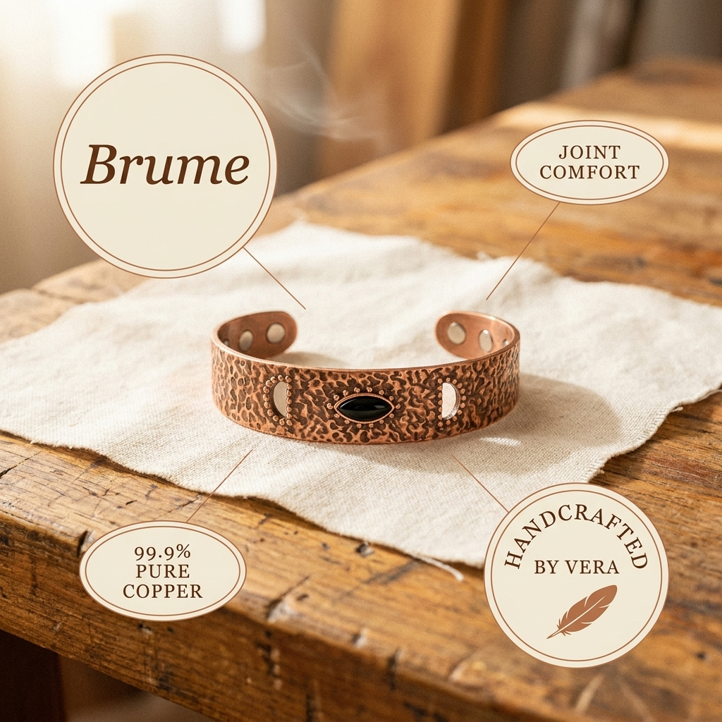 Olivia’s Brume Onyx Copper Cuff