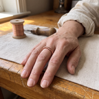 Olivia’s Thistle Coil Copper Ring