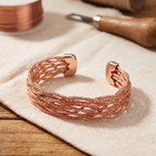 Olivia’s Elk Braided Copper Cuff