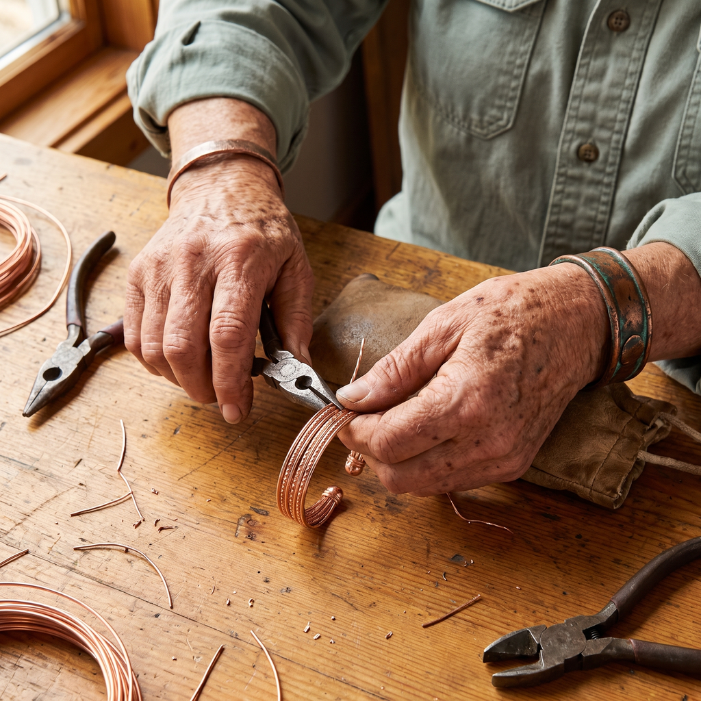 Olivia’s Swift Eight-Strand Copper Bracelet