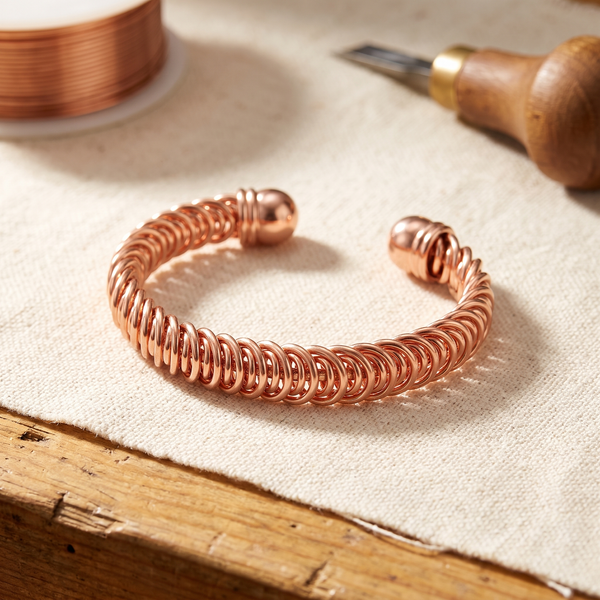 Olivia’s Gust Coiled Copper Cuff