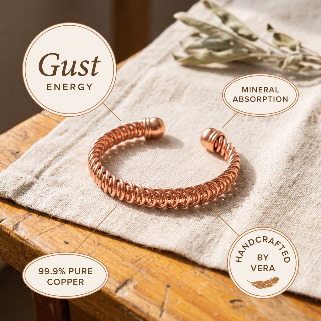 Olivia’s Gust Coiled Copper Cuff