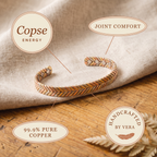 Olivia’s Copse Tri-Tone Herringbone Cuff