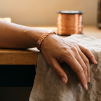 Olivia’s Reed Woven Copper Bracelet