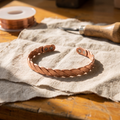 Olivia’s Reed Woven Copper Bracelet